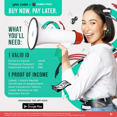 Get your new Tech Gadget using Easy Installment Payment from our BNPL Partner UnaCash!