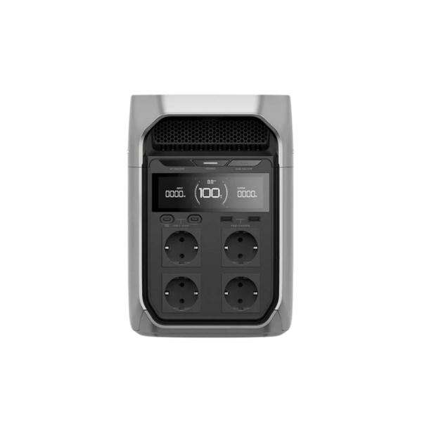 Ecoflow Delta 3 Plus Portable Power Station, 1024Wh LiFePO4 (LFP) Battery, 1800W AC/140W USB-C Output, Solar Generator (Solar Panel Optional) for Home Backup, Camping & RV