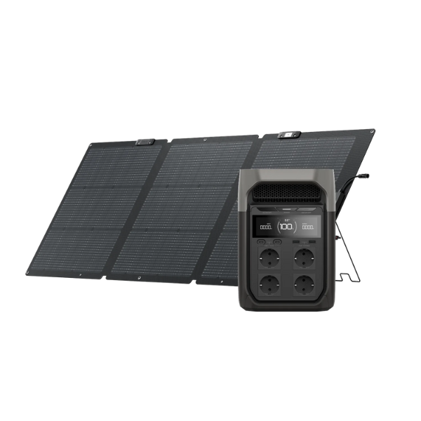 Ecoflow Delta 3 Portable Power Station, 1024Wh LiFePO4 Ultra- Fast Charge 0- 100% in 56 minutes Up to 1800W Solar Generator, Electric Generator with UPS for Home Backup, Camping RV