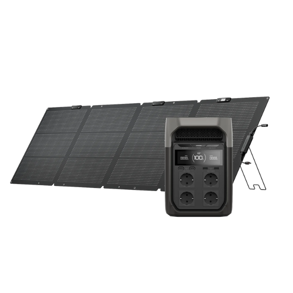 Ecoflow Delta 3 Portable Power Station, 1024Wh LiFePO4 Ultra- Fast Charge 0- 100% in 56 minutes Up to 1800W Solar Generator, Electric Generator with UPS for Home Backup, Camping RV