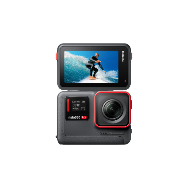 Insta360 Ace Action Camer4K120fps Waterproof Action Camera 2.4" Flip Screen, Easy Mounting & Advanced AI Features