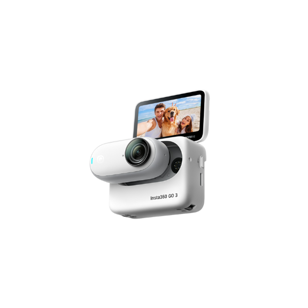 Insta360 GO 3S 4K Tiny Portable Vlogging Camera, Hands-Free POVs, Mount Anywhere, Stabilization, 140 Min Battery Life, 10m Waterproof, AI Editing, Apple Find My, For Vlog, Travel, Outdoor, Pet POV