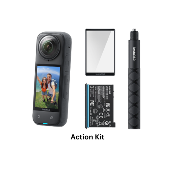 Insta360 X4 360 Action Camera 8K Waterproof with 4K Wide-Angle Video, Invisible Selfie Stick 135 Min Battery Life AI Editing Stabilization for Sports Travel Outdoor