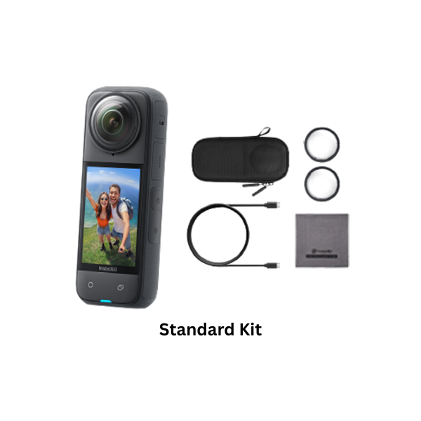Insta360 X4 360 Action Camera 8K Waterproof with 4K Wide-Angle Video, Invisible Selfie Stick 135 Min Battery Life AI Editing Stabilization for Sports Travel Outdoor