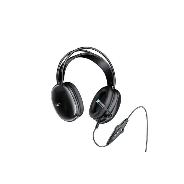 AULA S505 Wired Gaming Headset Cool LED Noise Cancelling 7.1 Stereo Transparent RGB Light Effect Fits PC Laptop