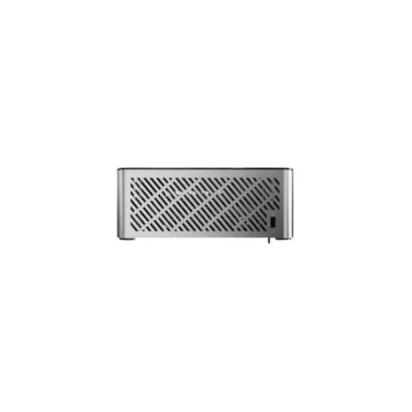 Mini PC Metallic rectangular vent on a white background