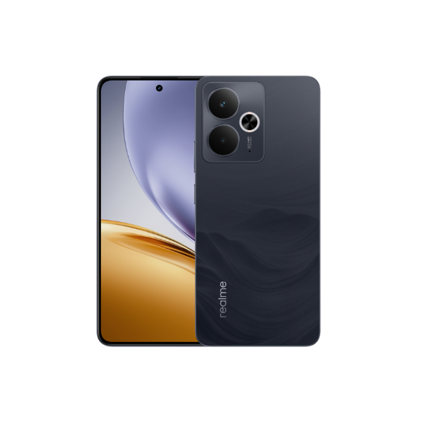 Smartphone with gradient design on a white background