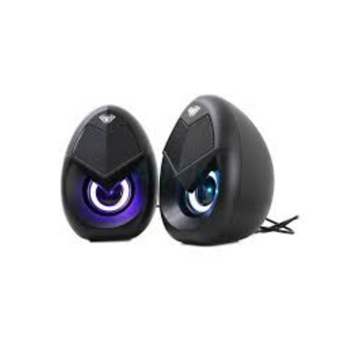 AULA N69 RGB Mini Speaker, 3.5mm Jack, 2.0 USB Wired Computer Speaker