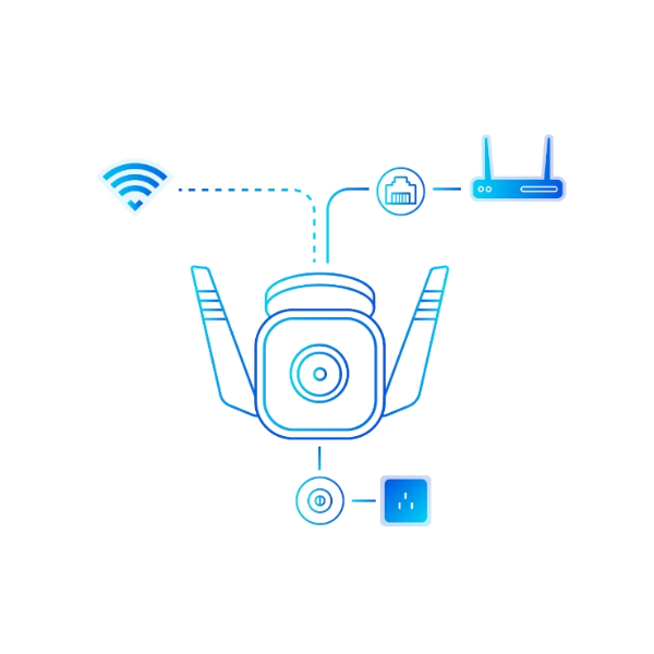 Tp-Link Tapo C310 Outdoor Security Wi-Fi Camera Connection