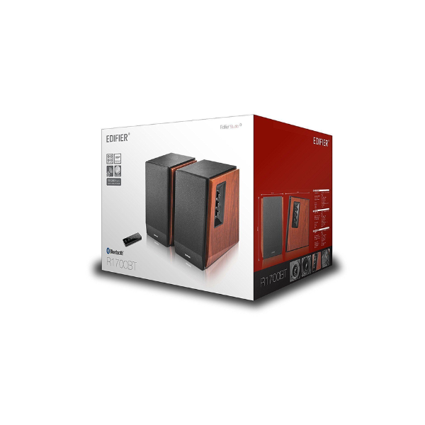 Edifier R1700BT All-in-one Bluetooth Bookshelf Speakers has Dynamic Range Control (DRC) to prevent distortion