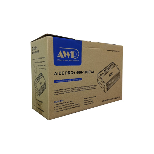 AWP AID850 Pro Plus 850VA/510W Line Interactive UPS 510W-850VA UPS UPS