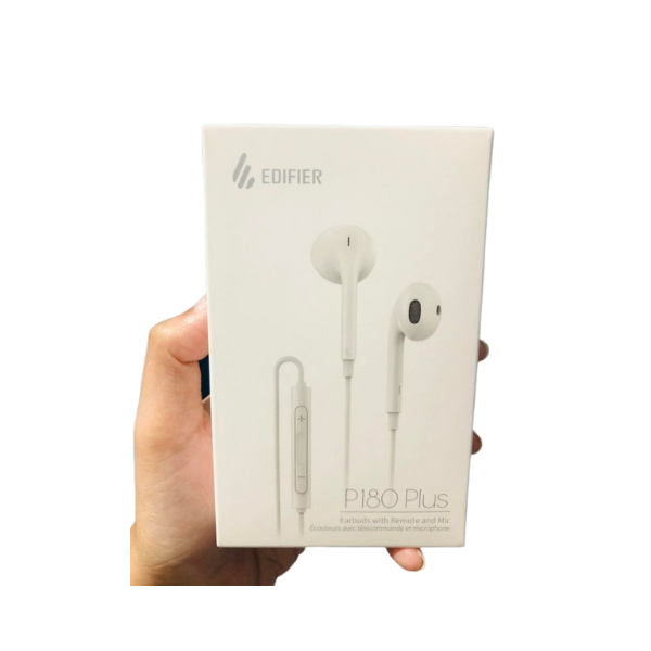 Edifier P180 Plus Earbuds with Remote and Mic Headphones 3.5mm jack connection