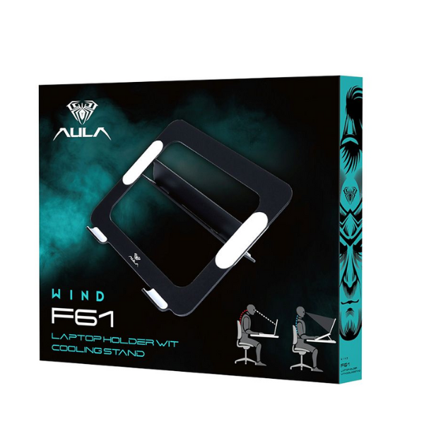 Aula F61 Aluminum Laptop Cooling Stand 265x195x125mm