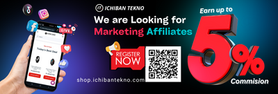 Become a Tech Hero: Earn up to 5% Commission with the Ichiban Tekno Affiliate Program!