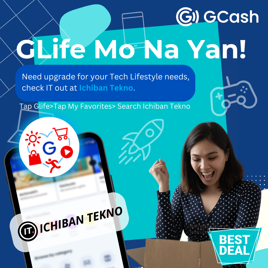 Ichiban Tekno Marketplace is now Live on Gcash app's  Glife!