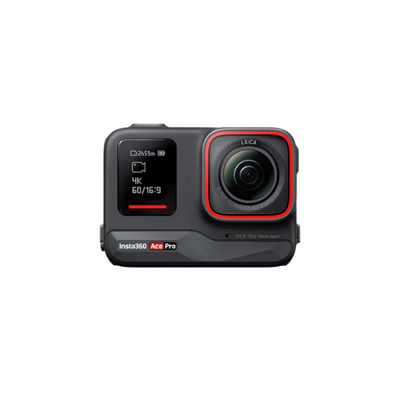 Insta360 Ace Pro Action Camera 4K Waterproof Co-Engineered with Leica Single AI Chip Superior Audio Flip Screen & AI Editing