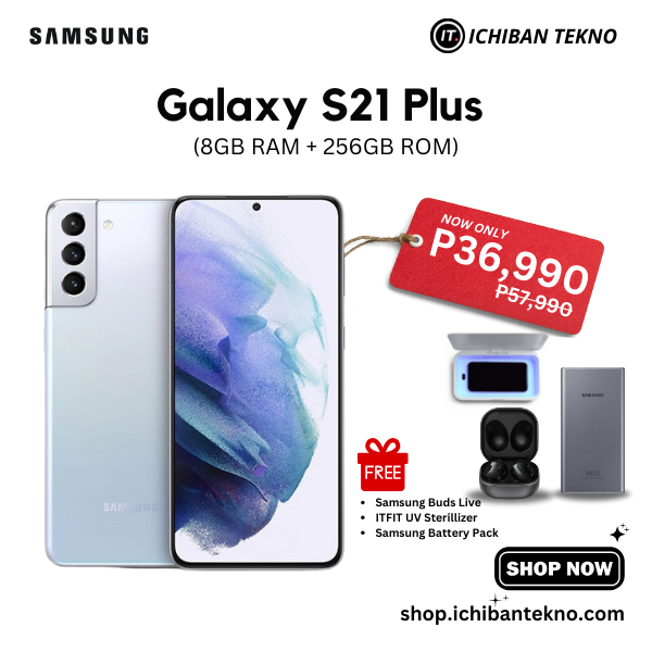 Samsung Galaxy S21 Plus 5G Dual Sim Smartphone 8GB RAM+256GB ROM Exynos 2100 (5 nm) Ultra HD camera 120Hz Android 12