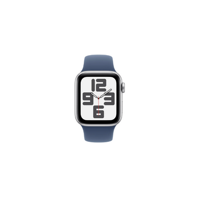 Apple Watch SE GPS 40mm Silver Aluminium Case with Blue Cloud Sport Band