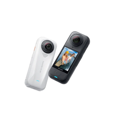 Insta360 X4 Air Action Camera Lightweight 165g 8K 360 Camera, Invisible Selfie Stick Effect, Replaceable Lenses, Shoot First & Frame Later, Built-in Wind Guard, FlowState Stabilization, AI-Powered App
