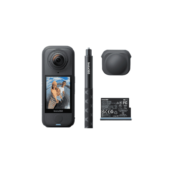 Insta360 X4 Air Action Camera Lightweight 165g 8K 360 Camera, Invisible Selfie Stick Effect, Replaceable Lenses, Shoot First & Frame Later, Built-in Wind Guard, FlowState Stabilization, AI-Powered App