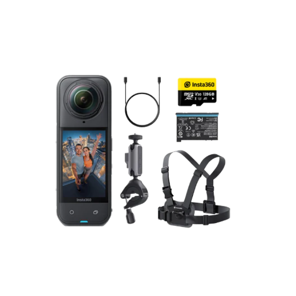Insta360 X5 360º Waterproof Action Camera with 8K Resolution and Superior Low Light Quality