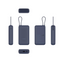 Xiaomi 33W Power Bank 20000mAh (Integrated Cable) Blue TH