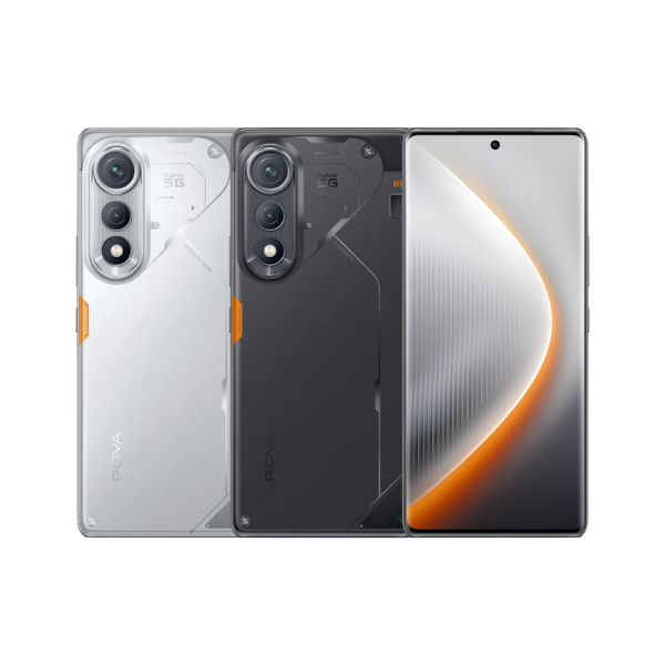 Tecno POVA Curve 5G Smartphone 8GB RAM+256GB ROM MediaTek Dimensity 7300 Ultimate 6.78” AMOLED 144Hz FHD+ Display 64MP Rear Camera 5500mAh Battery with 45w Fast Charging