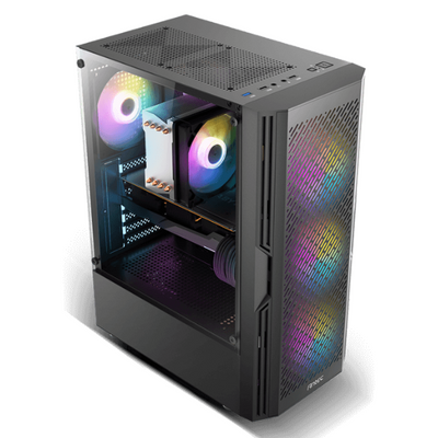 Antec AX20 RGB Tempered Glass High Airflow Mid-Tower Gaming Case / Chassis / Cabinet