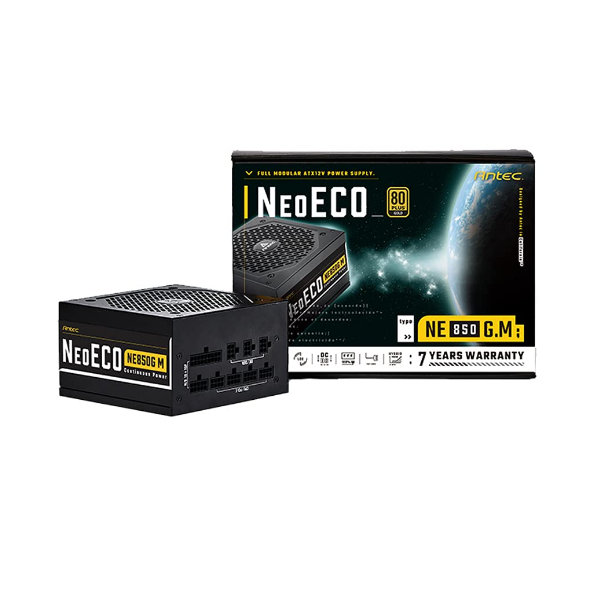 Antec NeoEco850M 850 Watt Full Modular Power Supply with 80 Plus Gold Cerification