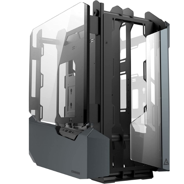 Antec Supreme Series Cannon, 2 Individual Liquid Cooling Systems, GPU Front & Side Mount, 3 x 360mm Radiators, Type-C & USB3.0, Snap-in Side Panel, Full Tower E-ATX Gaming Case, Black