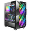 Antec NX Series NX700 Mid-Tower ATX Gaming Case, 2 x 185mm & 1 x 120mm ARGB Fans Included, 3D Geometric Mesh Front Panel & Tempered Glass Side Panel, 360mm Radiator Support,0-761345-81072-2