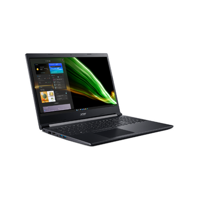 Acer Aspire 7 Laptop Black AMD Ryzen 7 5700U 15.6in  Display