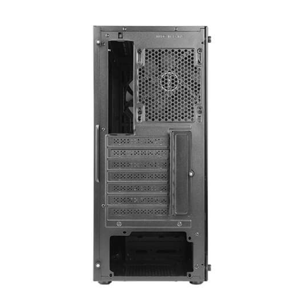 ANTEC NX290 ATX Mid-Tower Case, Tempered Glass Side Panel, Full Side View, Pre-Installed 4 x 120mm in Front