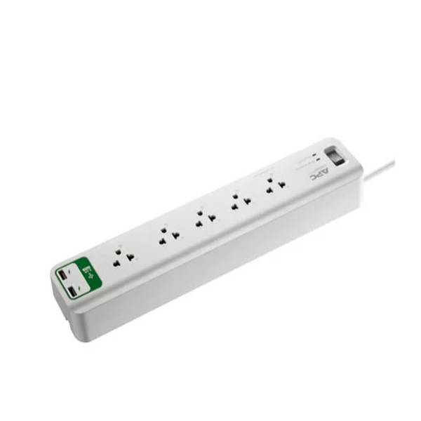 PM53U-VN APC Home/Office SurgeArrest 5 Outlet 3 Meter Cord with 5V, 2.4A 2 Port USB Charger 230V Vietnam