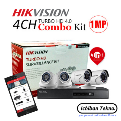 Hikvision 720P 4CH HDTVI - Ichiban Tekno
